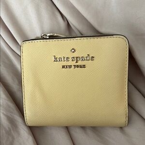 Kate Spade Yellow Leather Wallet